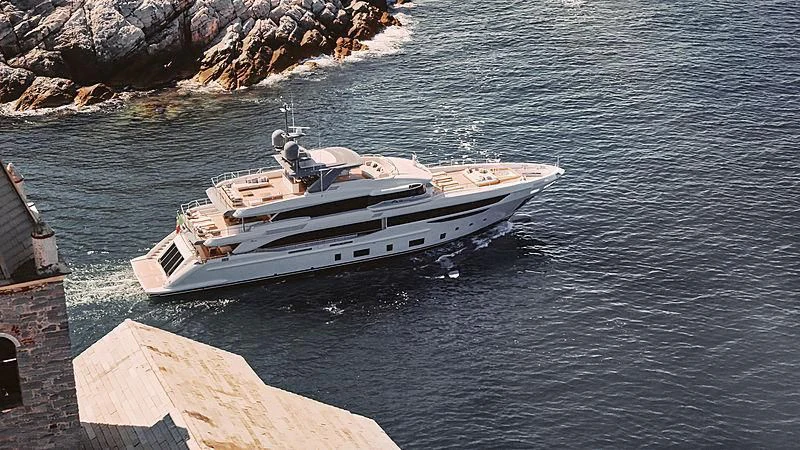a boat on the water aboard ANURAG Yacht for Sale