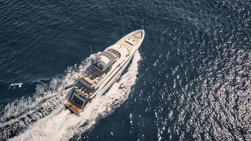 a ship on the water aboard ANURAG Yacht for Sale