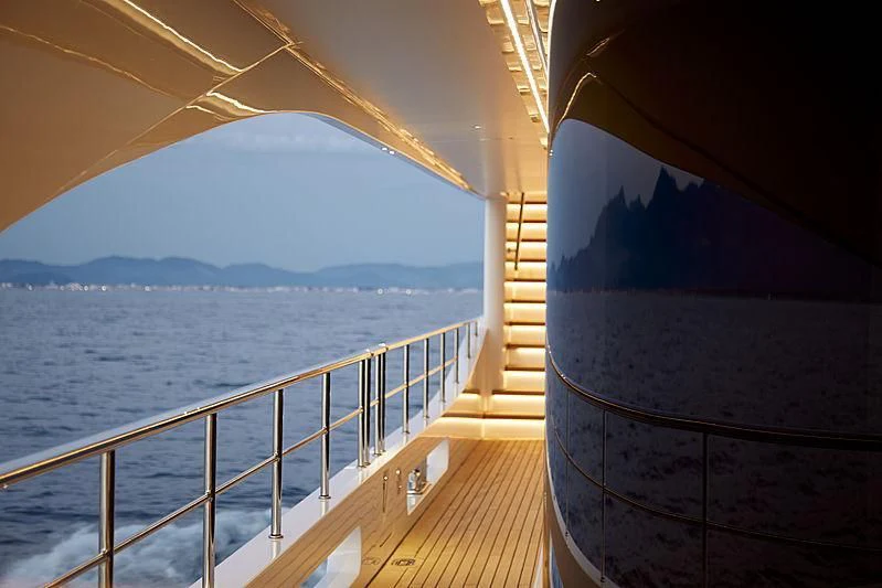 a boat on the water aboard ANURAG Yacht for Sale