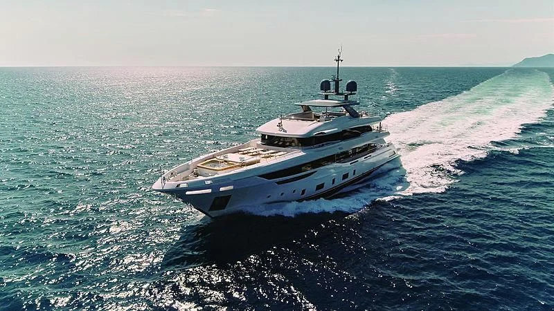 a boat in the water aboard ANURAG Yacht for Sale