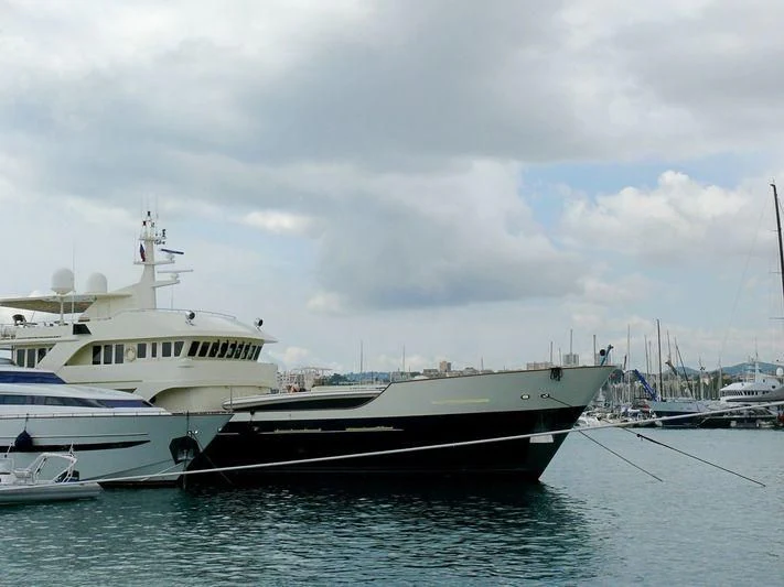 a couple of boats in the water aboard LIBERTA Yacht for Sale
