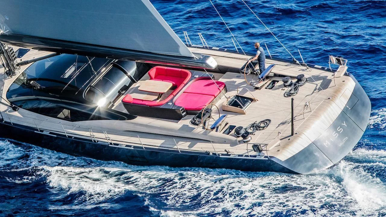 a person standing on a boat aboard PATTOO Yacht for Sale