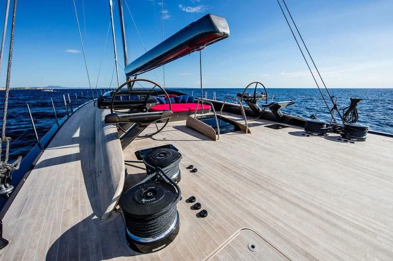 a boat on a body of water aboard PATTOO Yacht for Sale