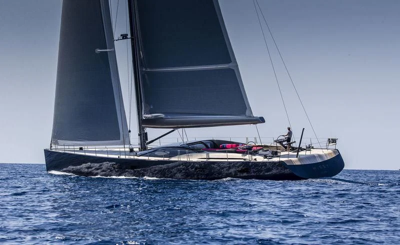 a boat sailing on the sea aboard PATTOO Yacht for Sale