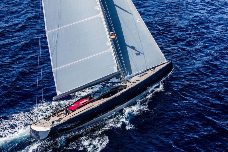 a sailboat on the water aboard PATTOO Yacht for Sale