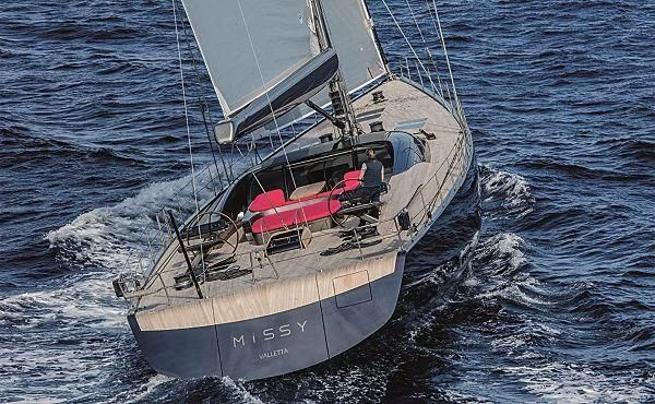 a boat with a person on it aboard PATTOO Yacht for Sale
