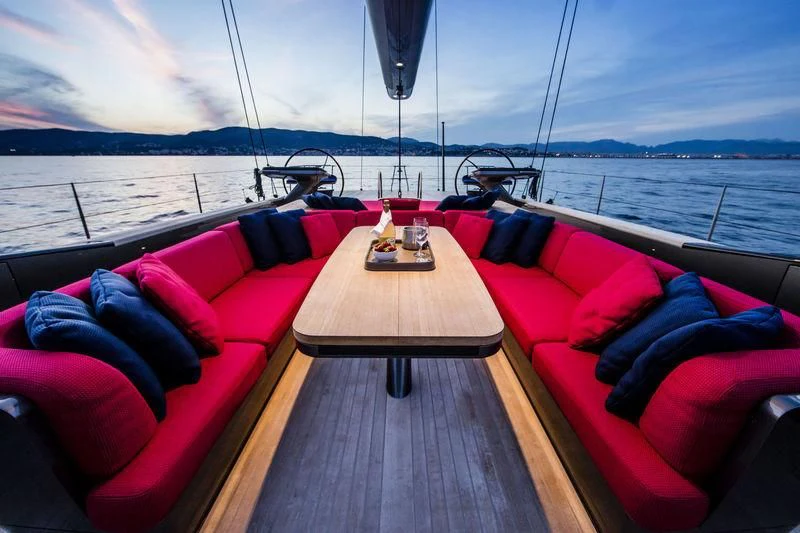 a boat on the water aboard PATTOO Yacht for Sale