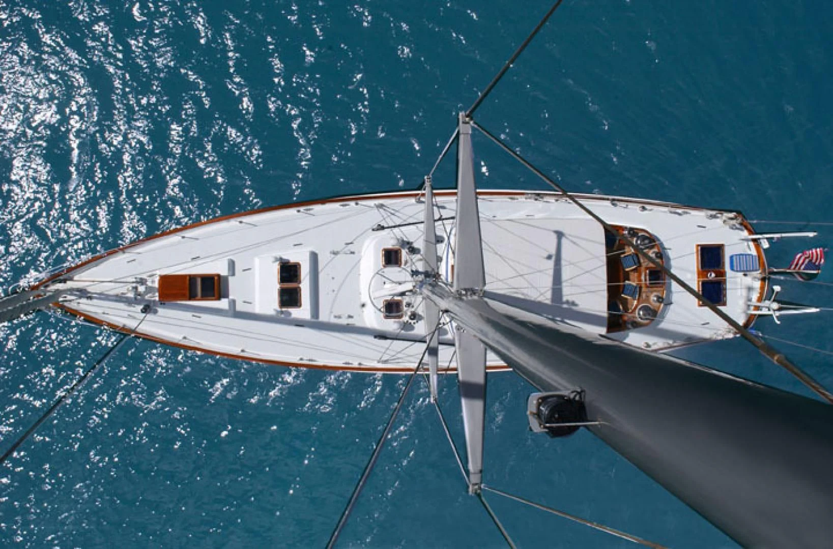 a boat in the water aboard ARIA Yacht for Sale