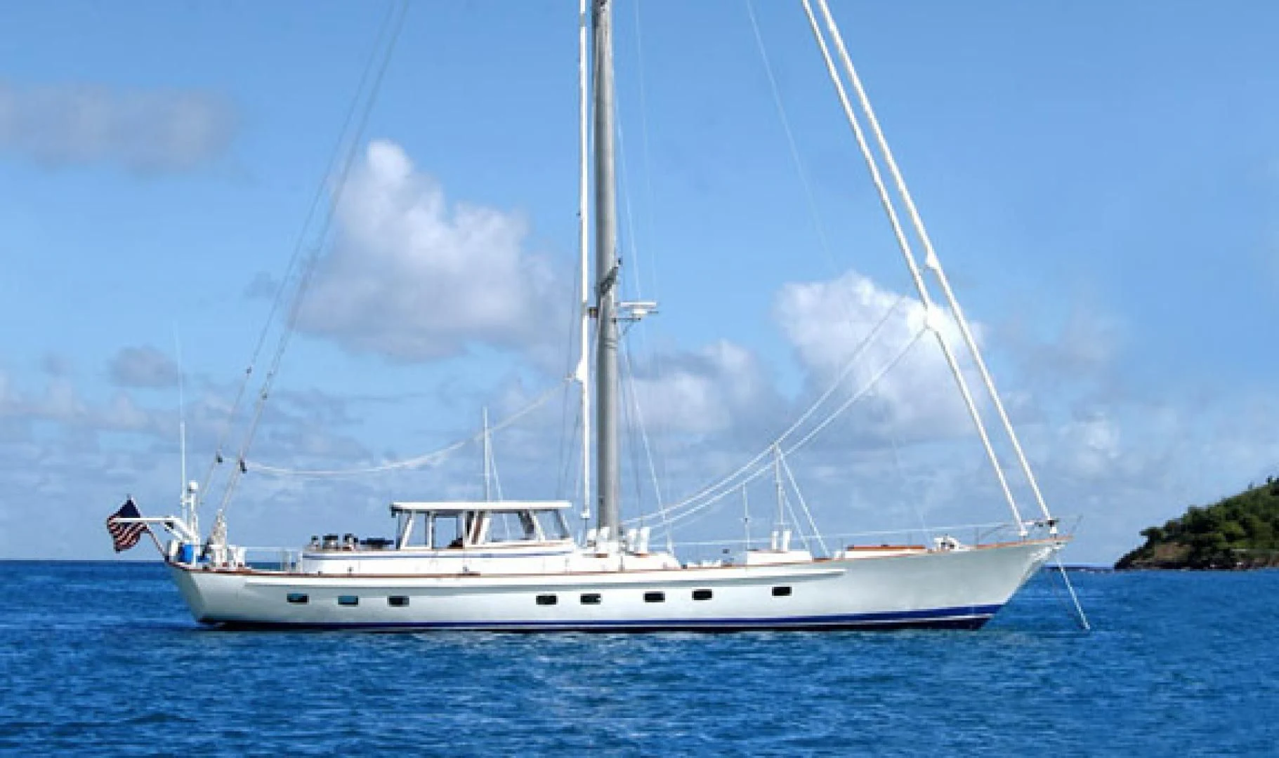 a boat on the water aboard ARIA Yacht for Sale