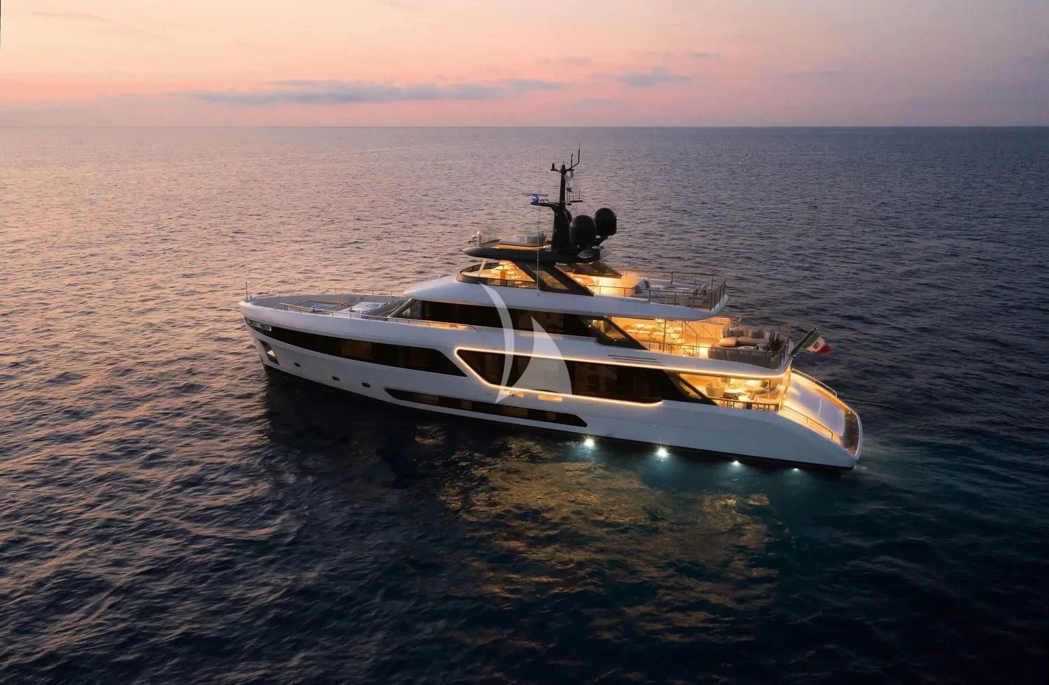 a boat in the water aboard LEGEND Yacht for Sale