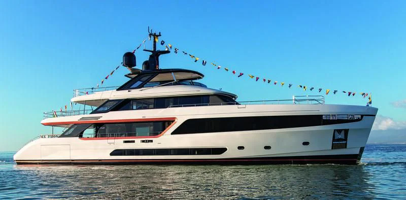 a boat on the water aboard LEGEND Yacht for Sale