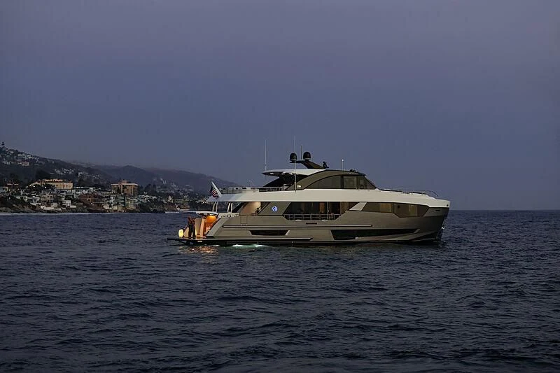 a boat in the water aboard CHILLAXIN' Yacht for Sale