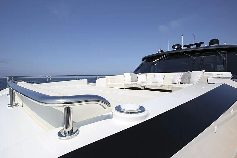 a close-up of a boat aboard CHILLAXIN' Yacht for Sale