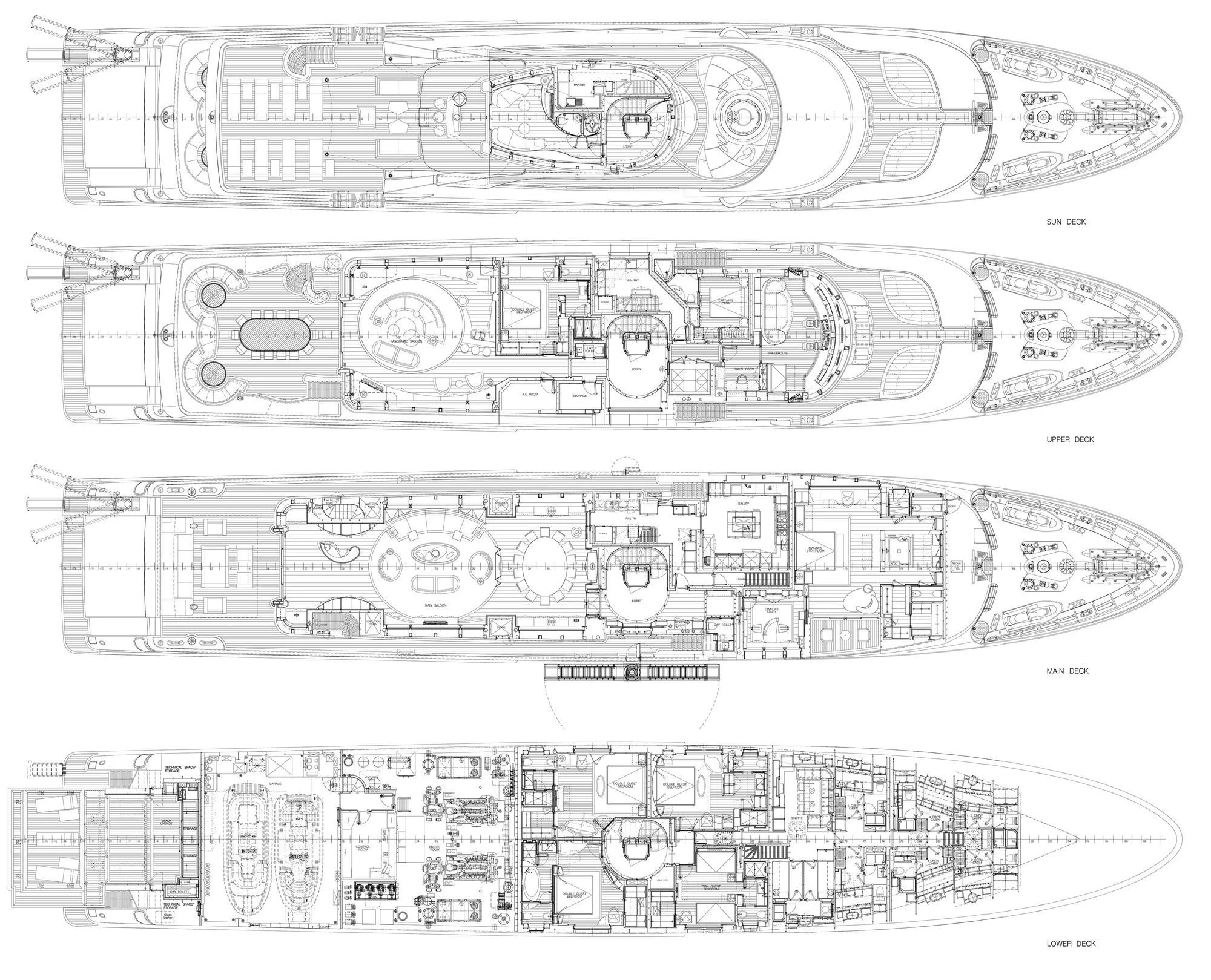 diagram aboard ELENI Yacht for Sale