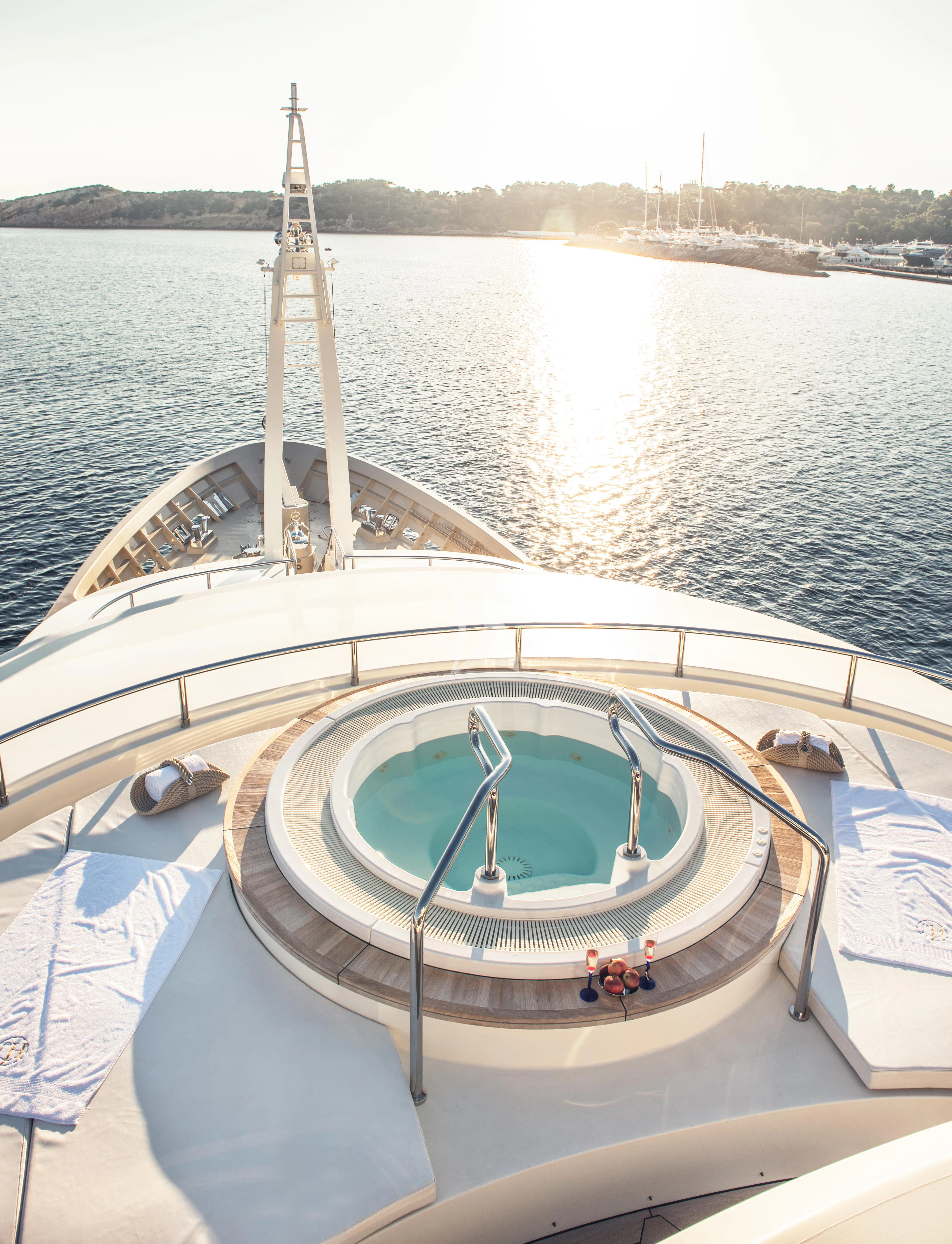 a boat on the water aboard ELENI Yacht for Sale