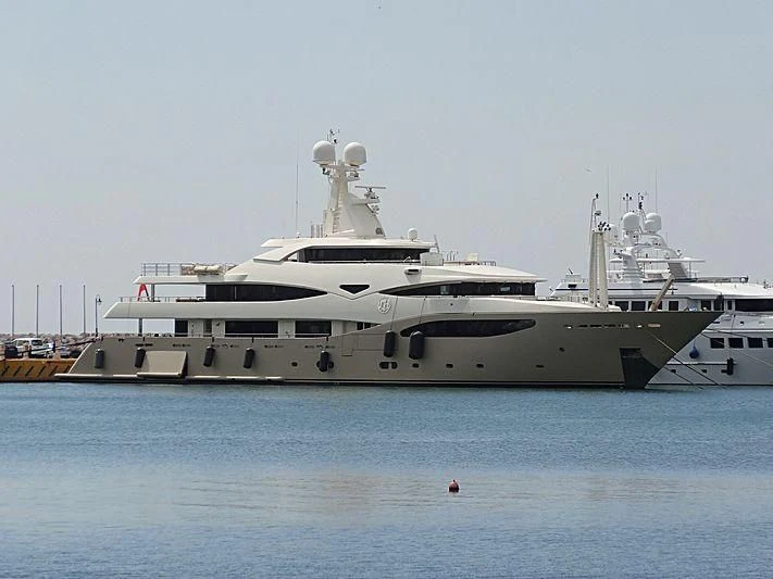 a large white yacht aboard ELENI Yacht for Sale
