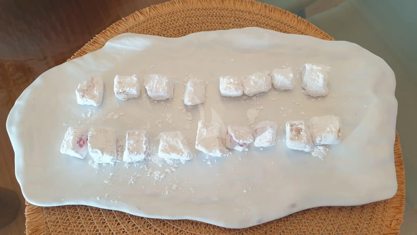 a cake with marshmallows aboard FUNSEA Yacht for Sale