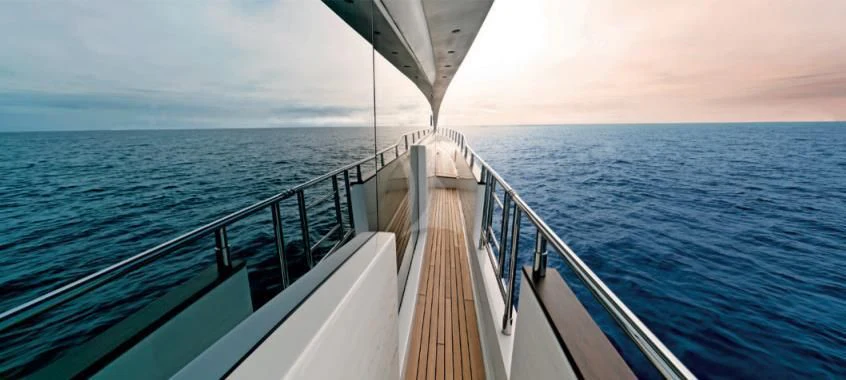 a boat on the water aboard FUNSEA Yacht for Sale