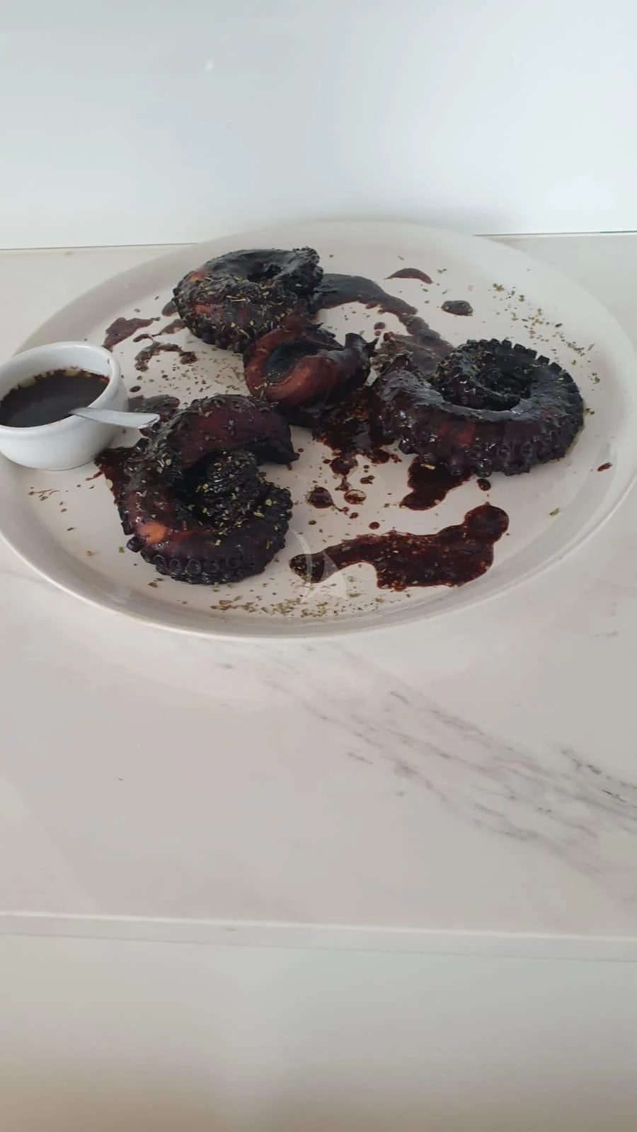 a plate of food aboard FUNSEA Yacht for Sale