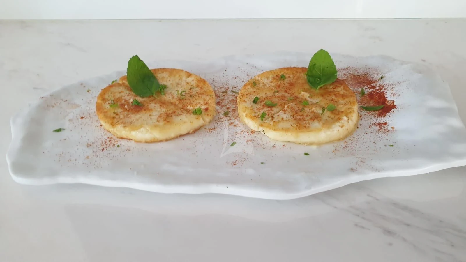 a plate of food aboard FUNSEA Yacht for Sale