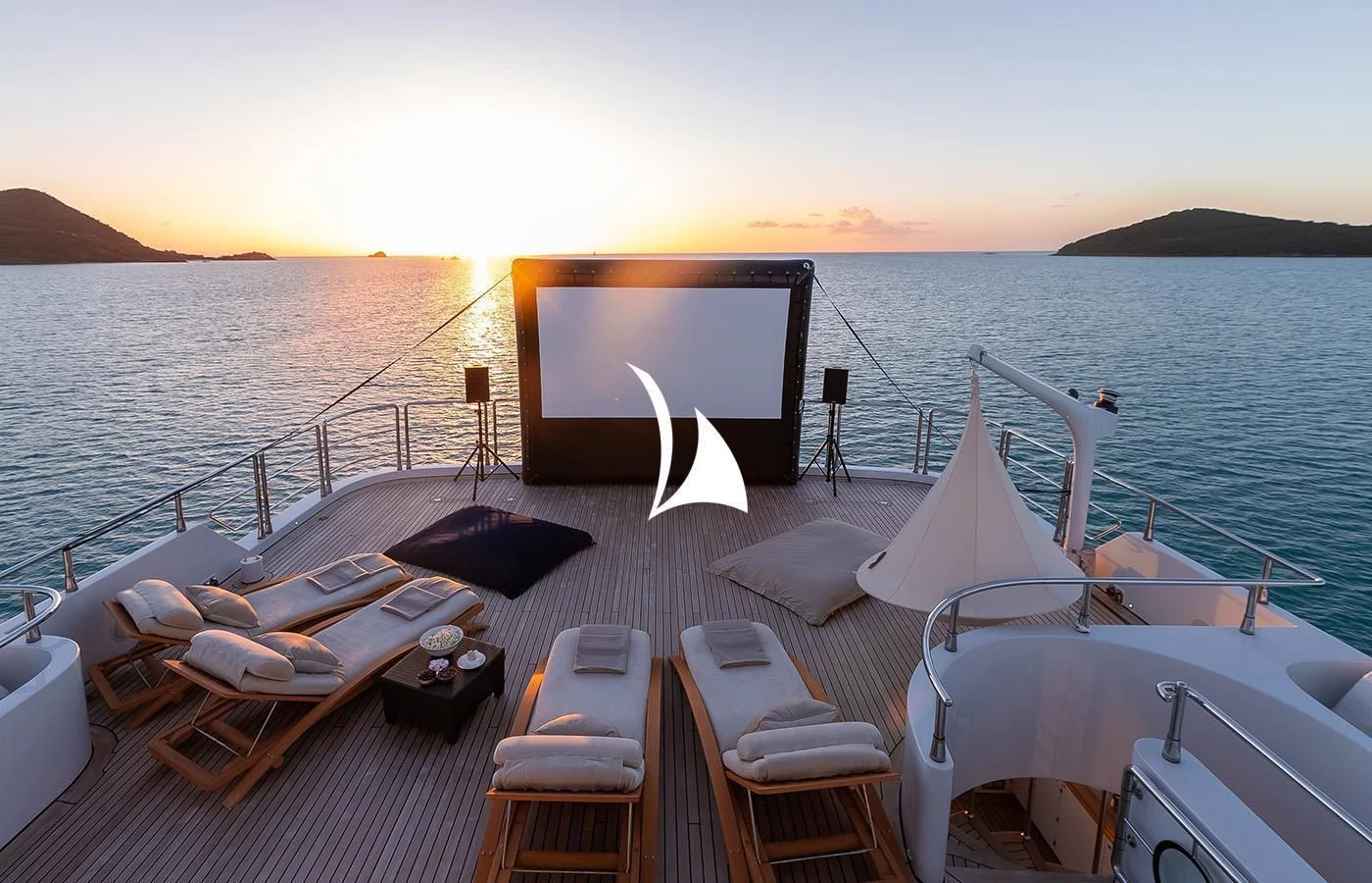 a boat on the water aboard ODESSA Yacht for Charter