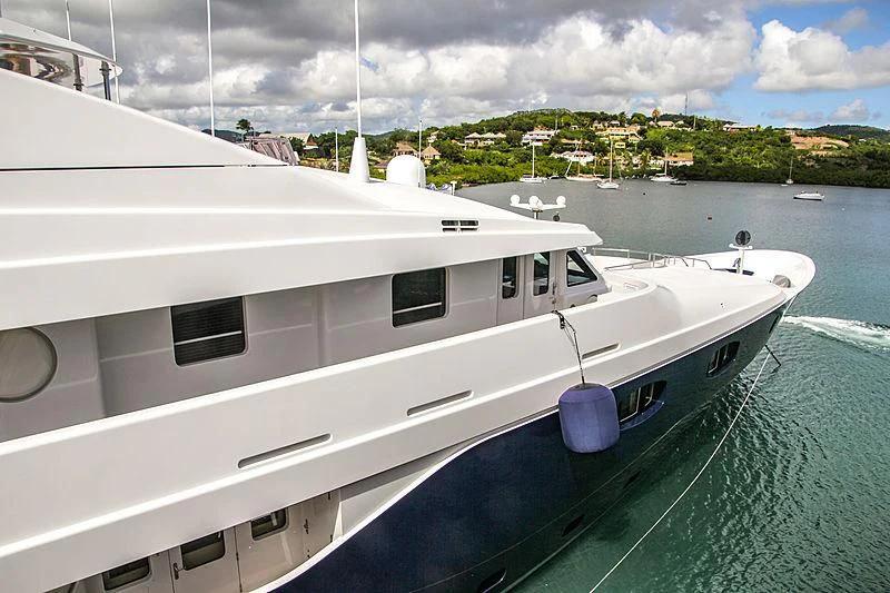 a boat in the water aboard ODESSA Yacht for Charter