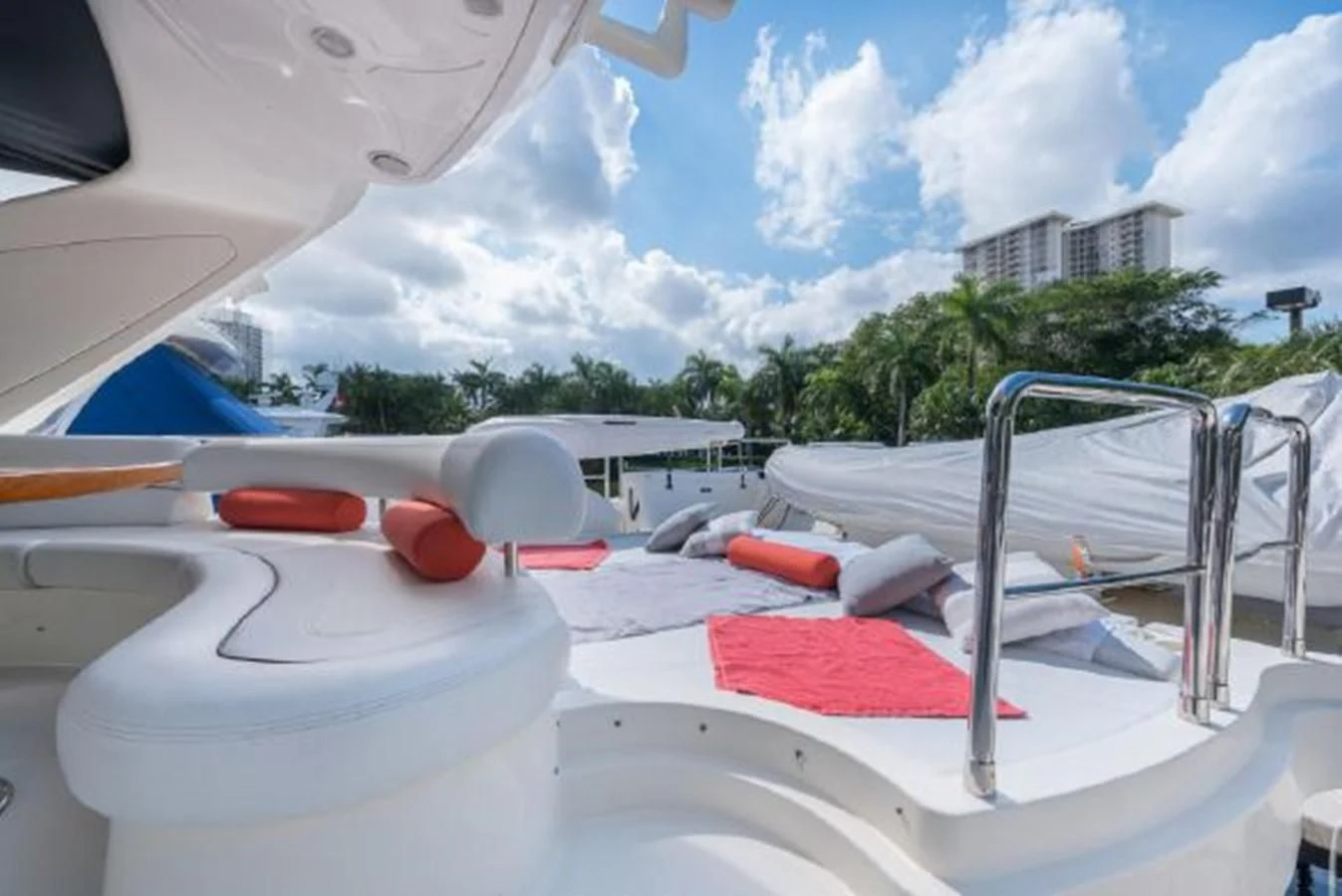 a boat on the water aboard PURA VIDA Yacht for Sale