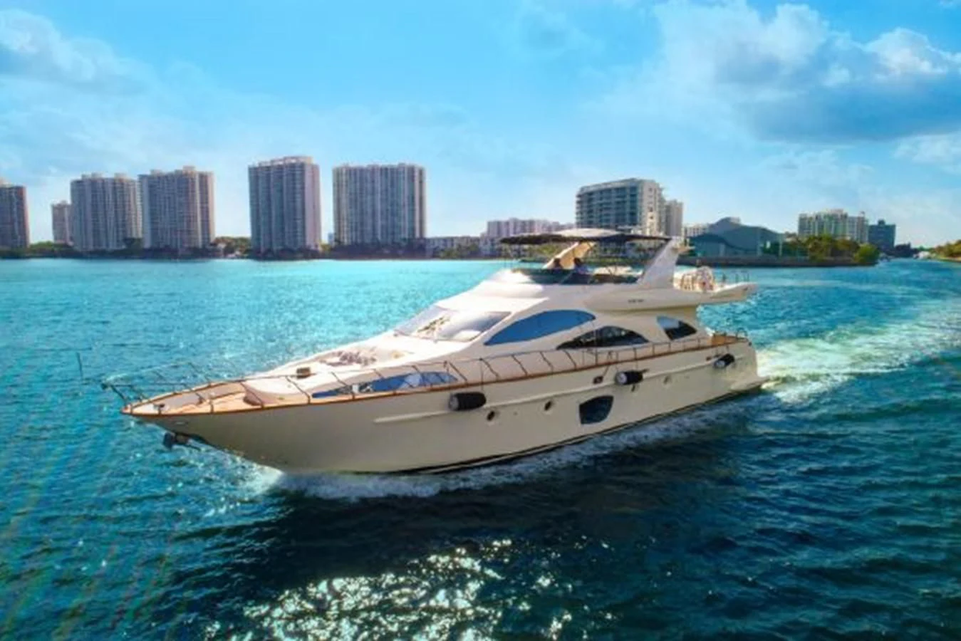 a yacht in the water aboard PURA VIDA Yacht for Sale