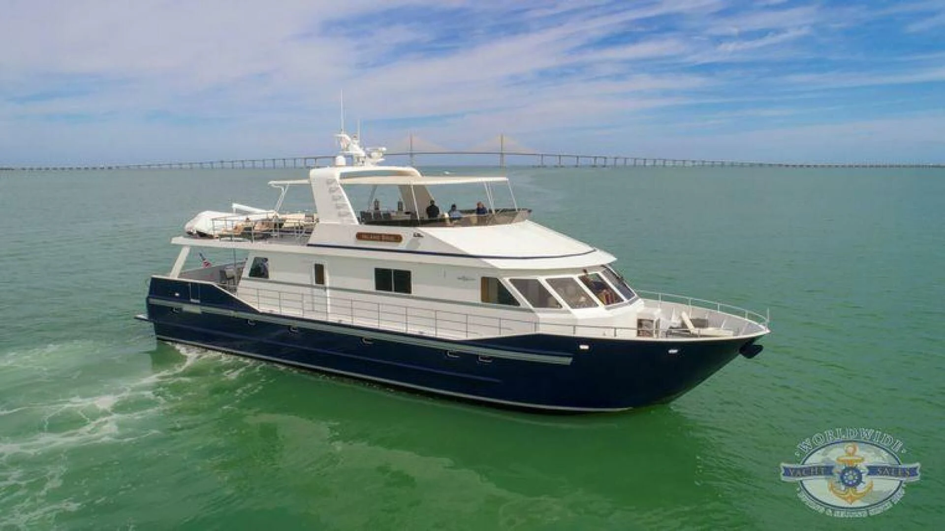 a boat in the water aboard ISLAND SOUL Yacht for Sale
