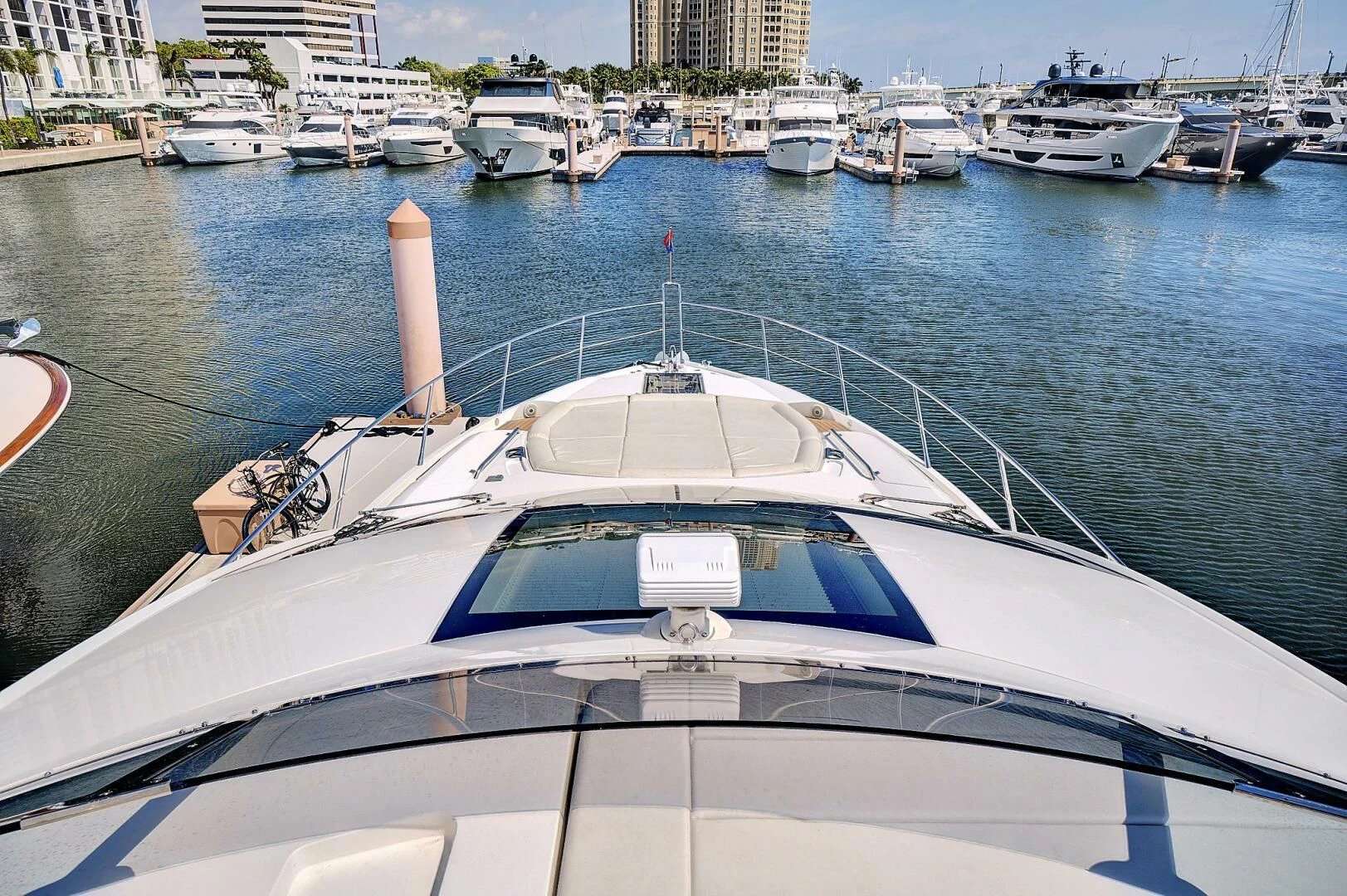 a boat in the water aboard ONCE AROUND Yacht for Sale