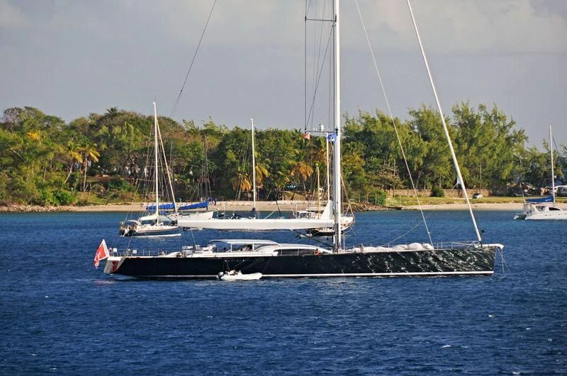 a boat on the water aboard SAUDADE Yacht for Sale