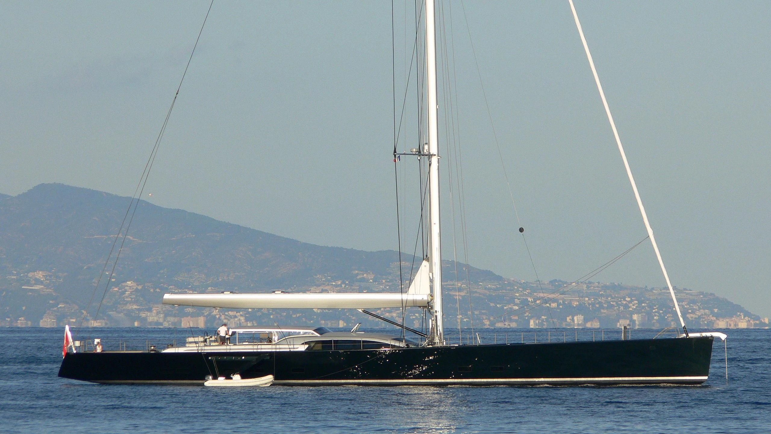 a boat on the water aboard SAUDADE Yacht for Sale