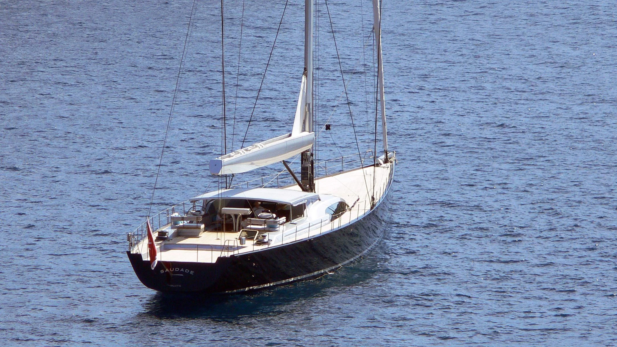 a boat in the water aboard SAUDADE Yacht for Sale