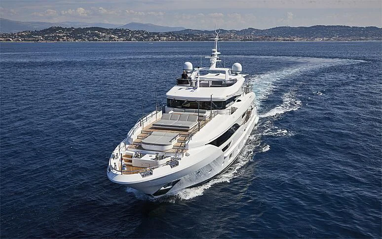 a boat on the water aboard AZURE DREAMS Yacht for Sale