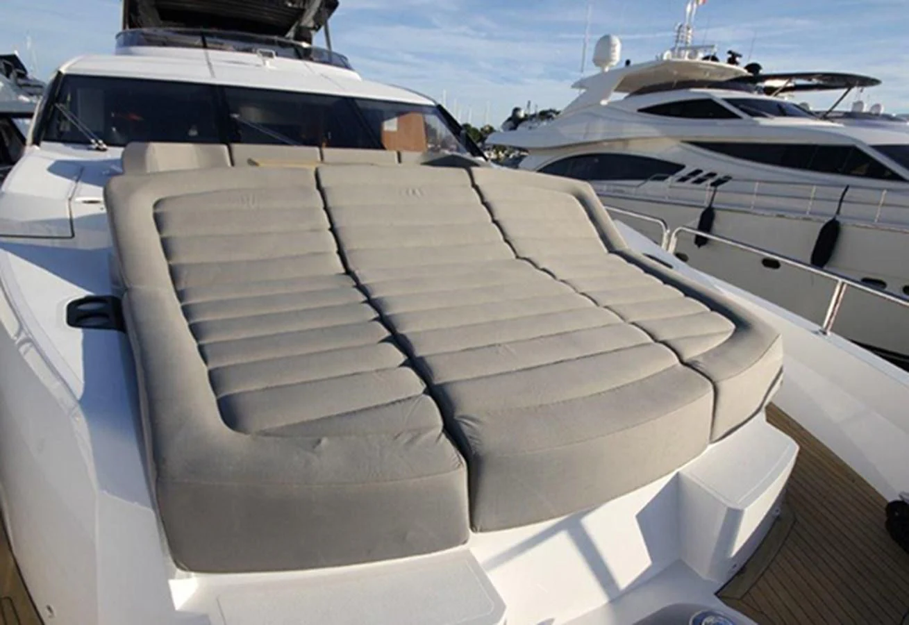 a row of yachts aboard RIANNA Yacht for Sale