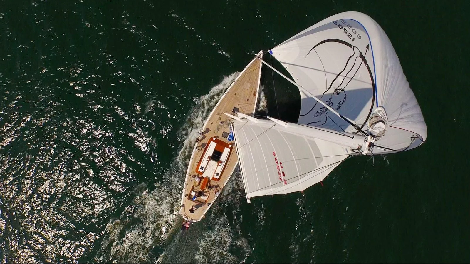 a satellite in space aboard HEROINA Yacht for Sale
