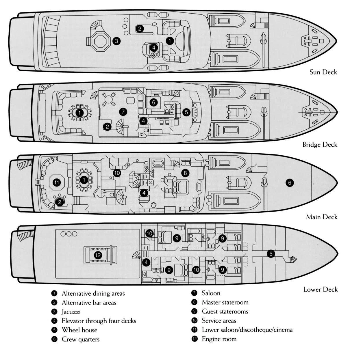 diagram aboard THE MERCY BOYS Yacht for Sale