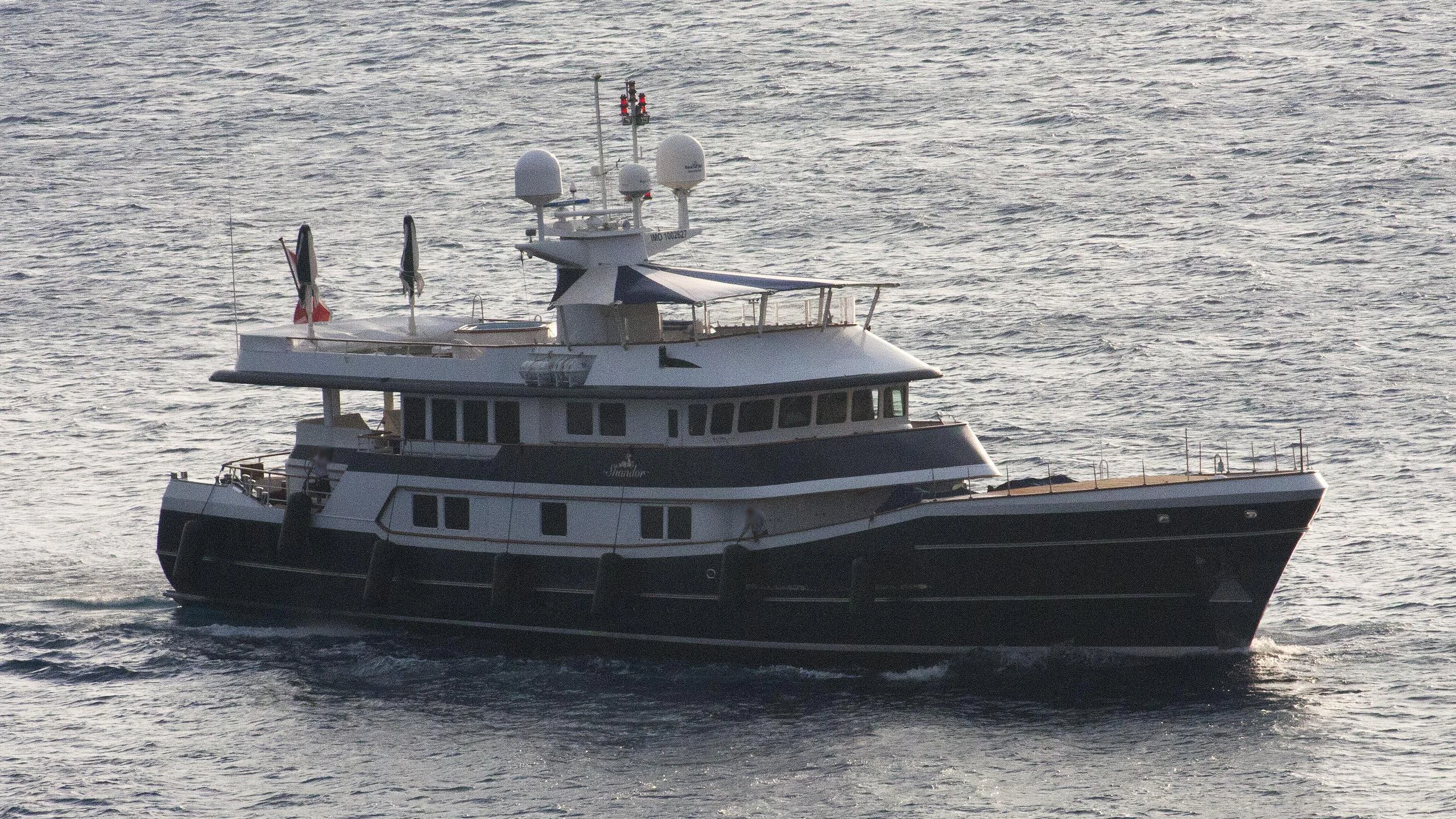 a large boat in the water aboard THE MERCY BOYS Yacht for Sale