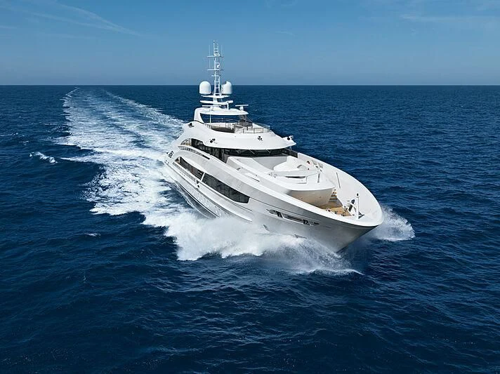 a boat on the water aboard ARKADIA Yacht for Charter