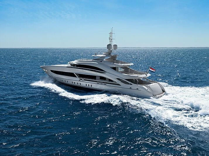 a boat on the water aboard ARKADIA Yacht for Charter