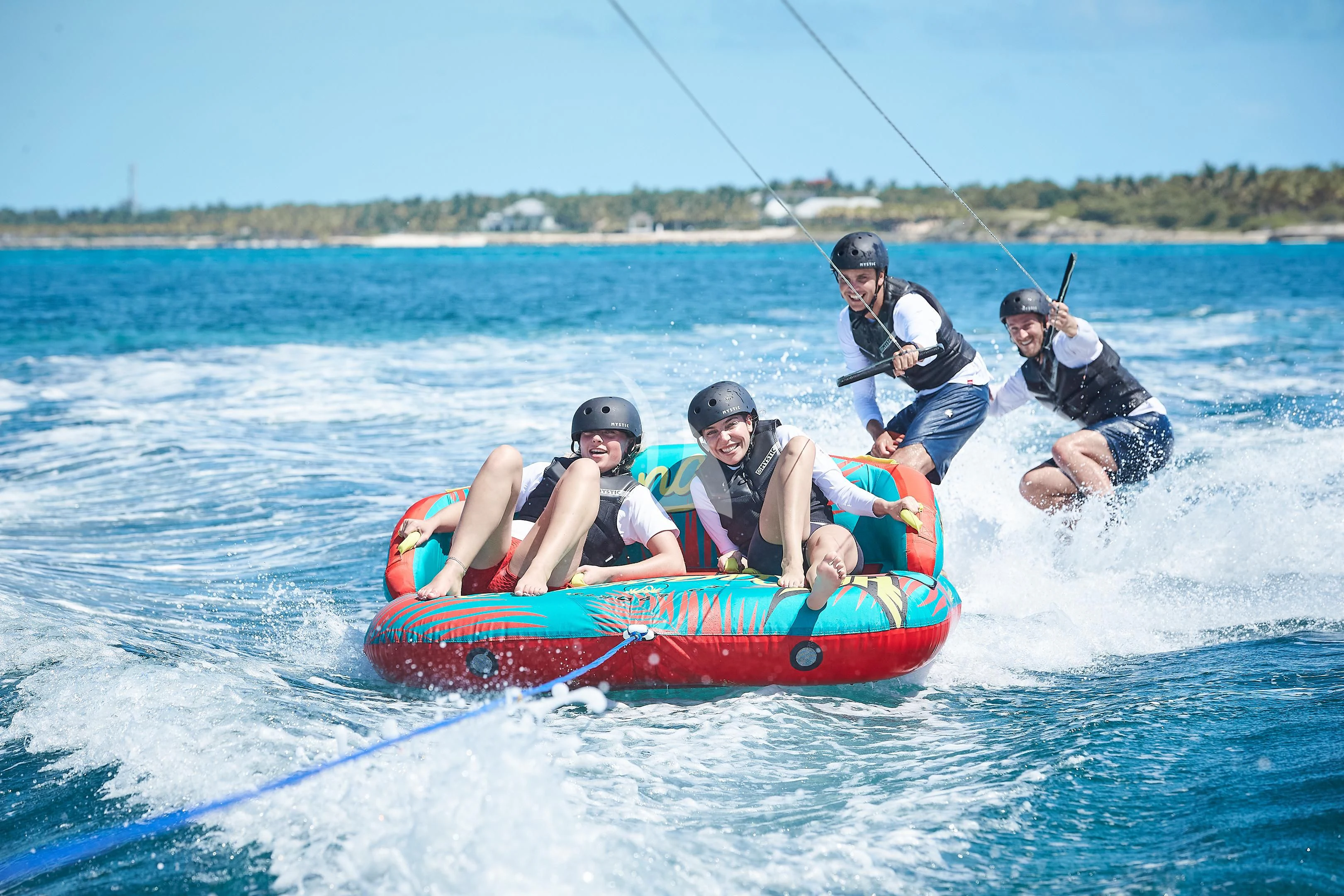 a group of people on a sailboat aboard ARKADIA Yacht for Charter