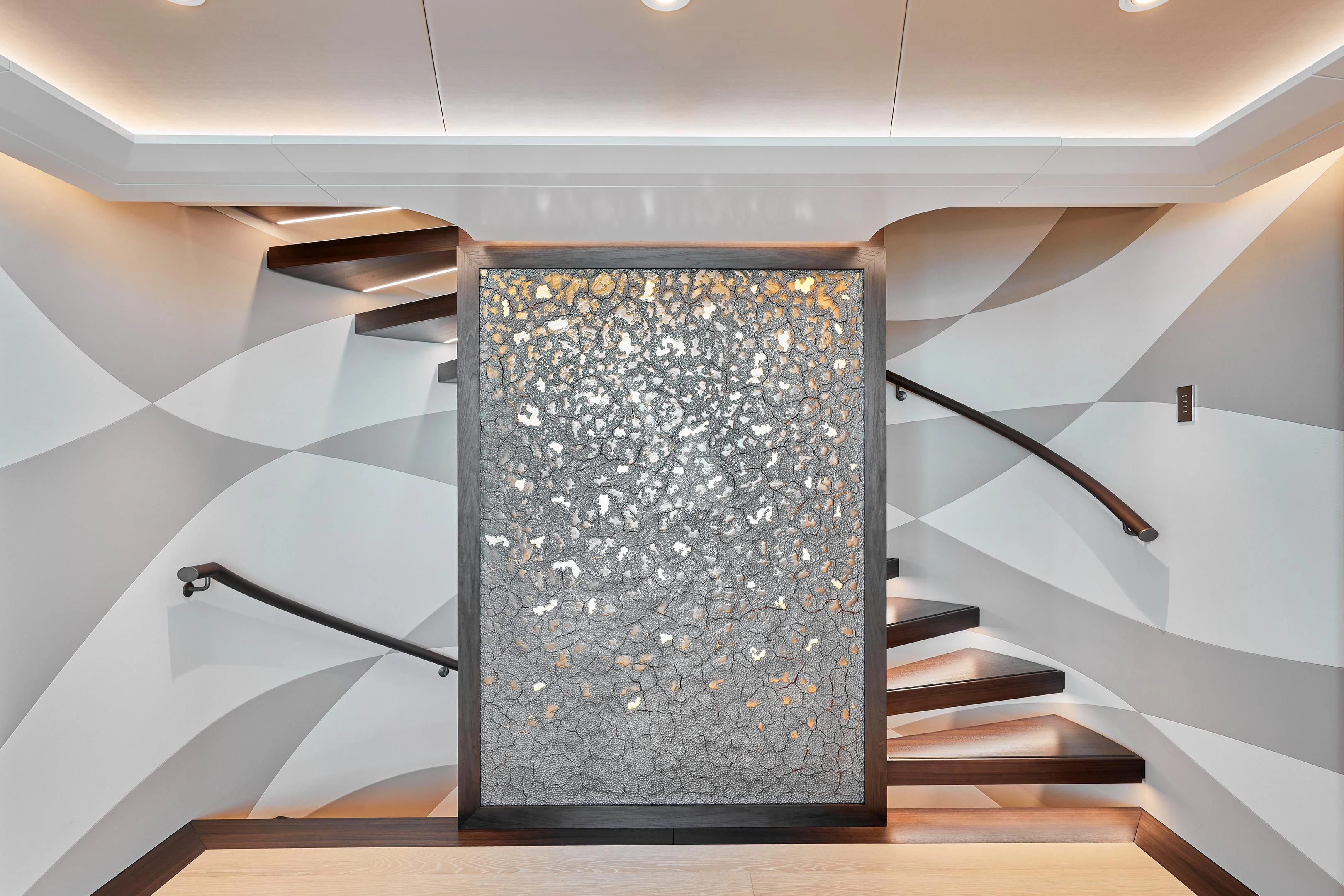 a glass container on a wooden surface aboard ARKADIA Yacht for Charter