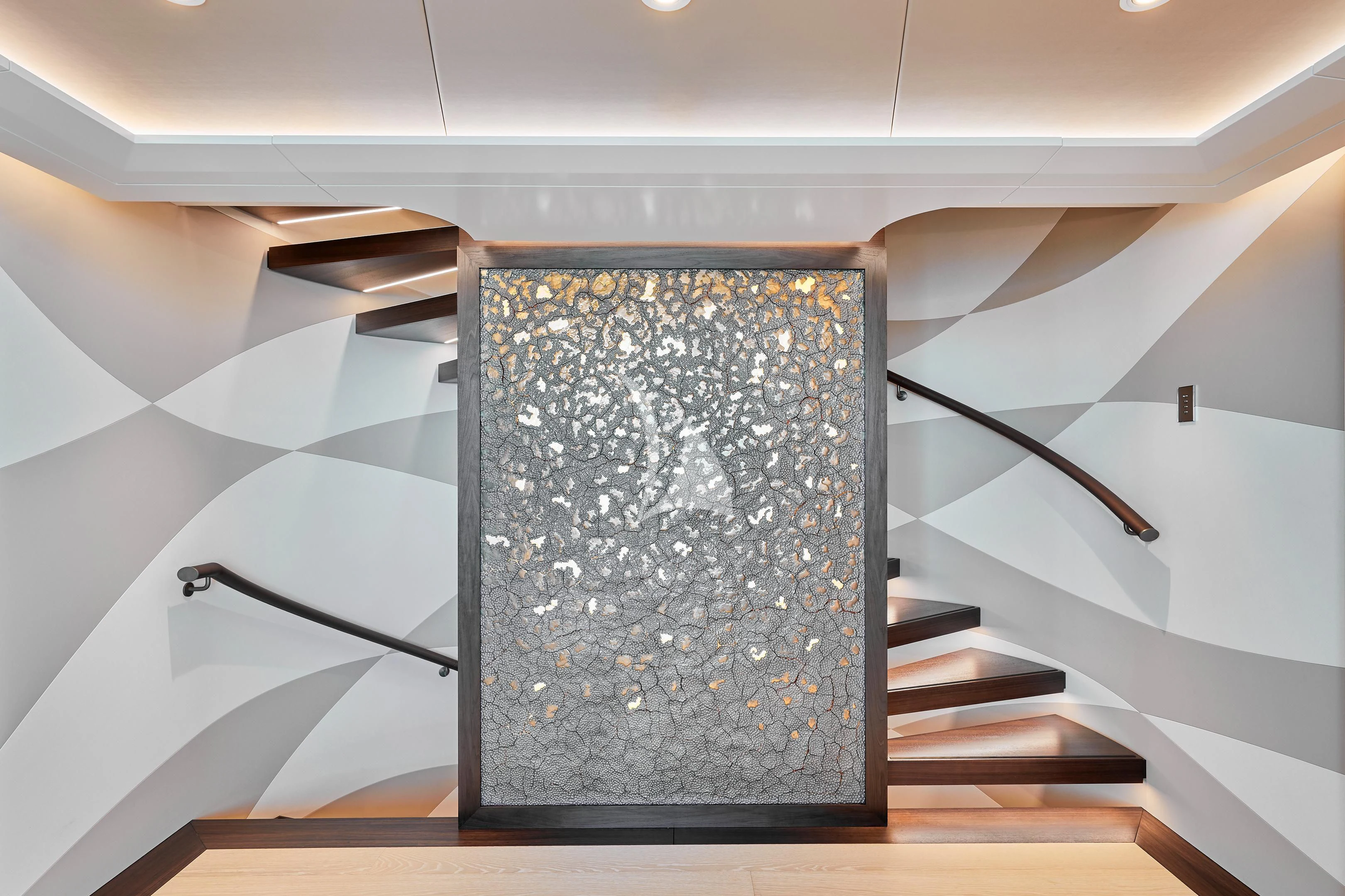 a glass on a table aboard ARKADIA Yacht for Charter