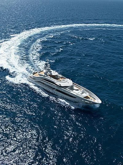 a boat on the water aboard ARKADIA Yacht for Charter