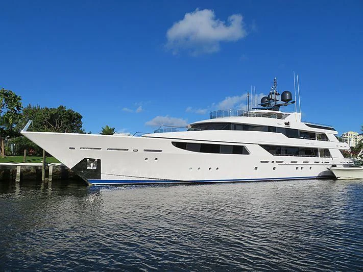 a white yacht on the water aboard SEANASH Yacht for Sale
