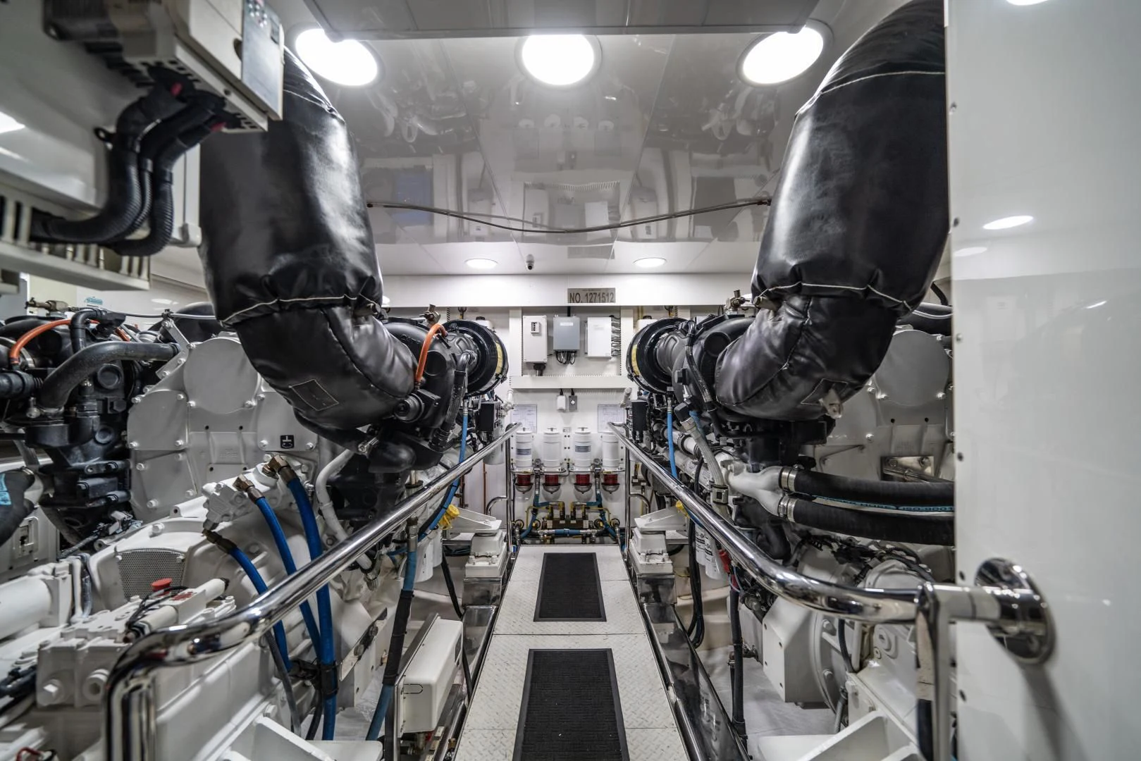 a large machine with many wires aboard SANCTUARY Yacht for Sale
