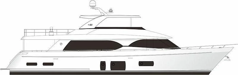 diagram aboard SANCTUARY Yacht for Sale