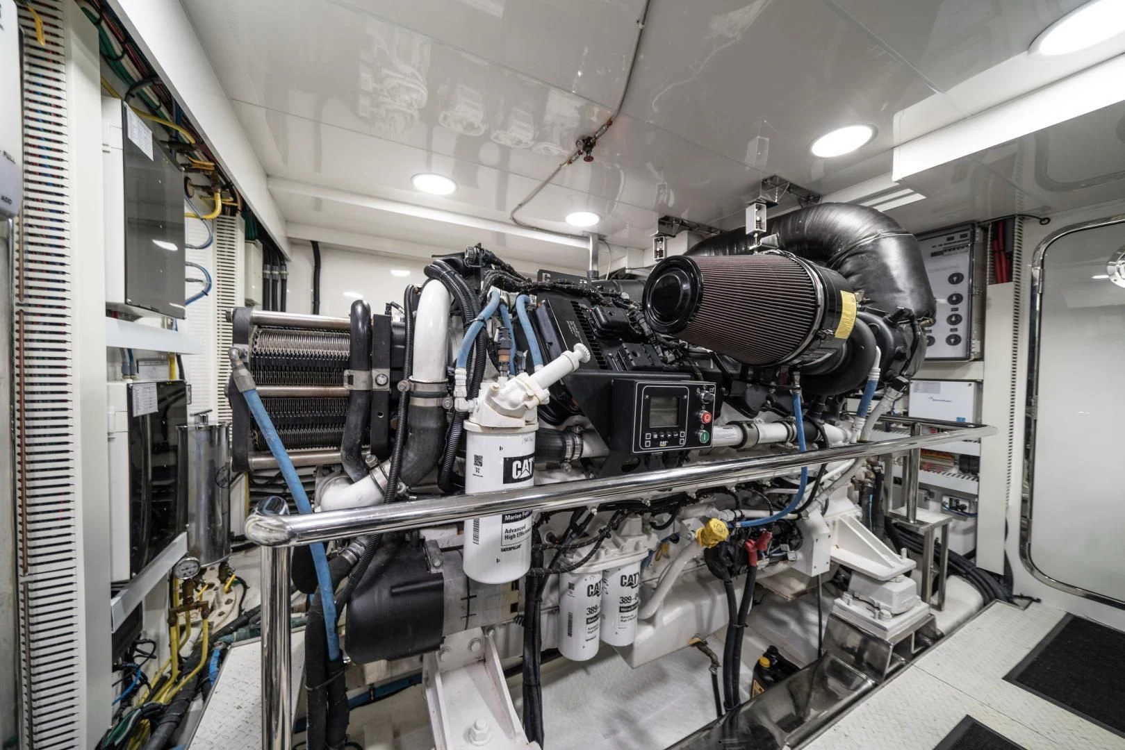 a machine with wires aboard SANCTUARY Yacht for Sale