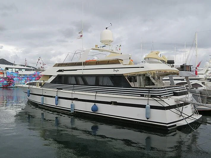 a boat in the water aboard NINETY TWO Yacht for Sale