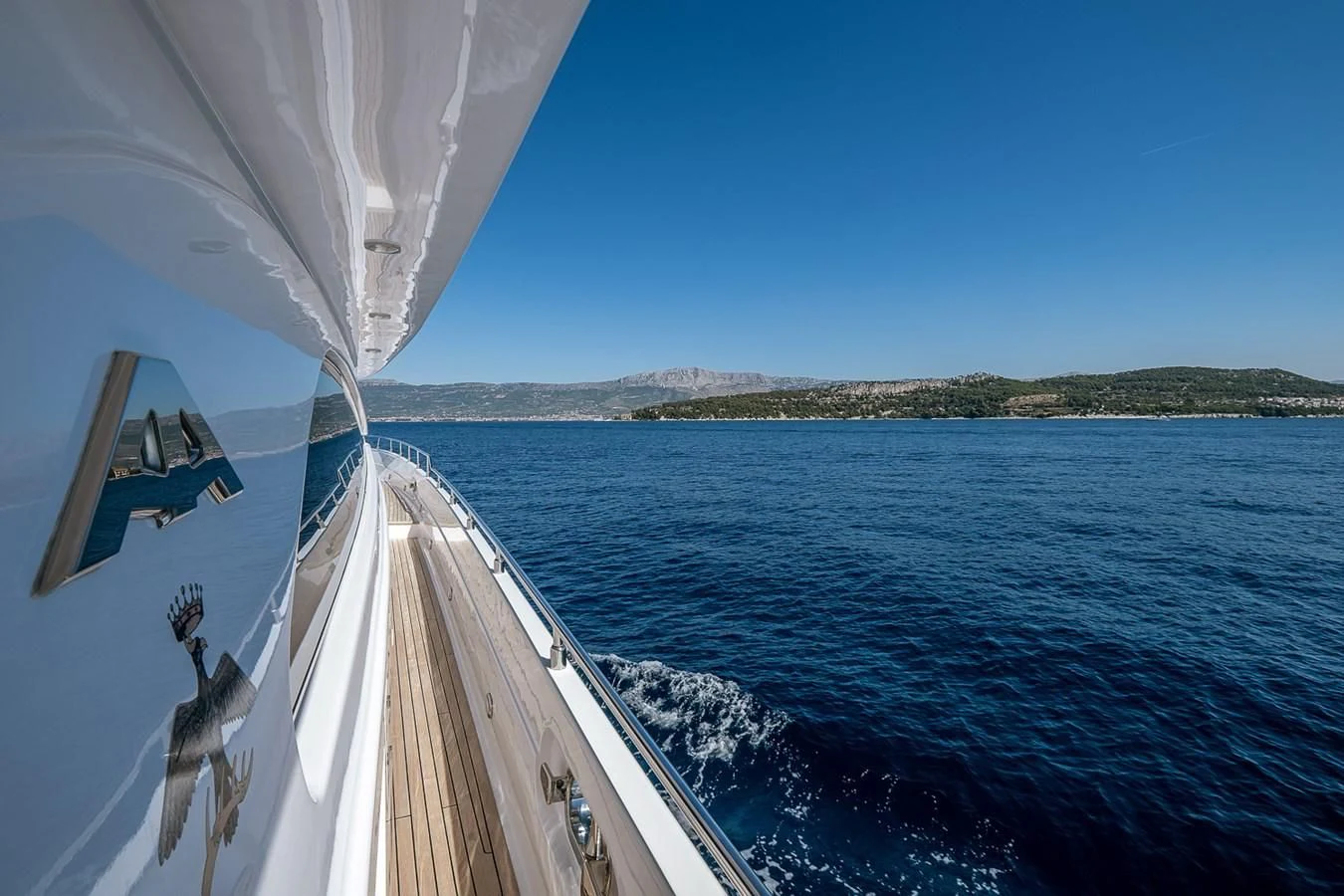 a boat on the water aboard LADY ADELHEID Yacht for Sale
